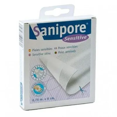 Produktbild von Sanipore Bandage Klebeverband 75 cm x 8 cm 1 Stück