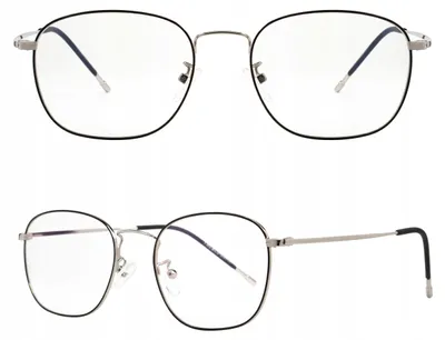 Produktbild von Theblogshop THEO Blaulichtfilter-Brille Silber-Schwarz Oval