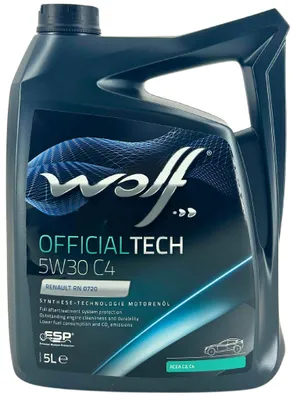 Produktbild von Wolf OfficialTech 5W-30 C4 5 Liter (1051962)