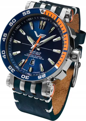 Produktbild von Herrenset VOSTOK EUROPE NH35A-575A715, marineblau, sportlich, wasserdicht.