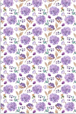 Produktbild von MuchoWow® Poster Blumen - Lila - Rosen 20x30 cm - Papierdruck