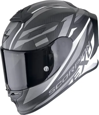 Immagine prodotto di Casco integrale SCORPION EXO-R1 EVO CARBON AIR RUNNER Matt Black White taglia M