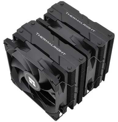 Productafbeelding van Thermalright Peerless Assassin 120 Black, CPU-luchtkoeler, 6 warmtepijpen, twee 120mm C12B PWM-ventilatoren, aluminium koelblok, AGHP-technologie, compatibel met AMD AM4/Intel LGA 1700/1150/1151/1200/2066/2011