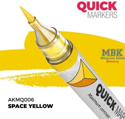 Immagine prodotto di AK Interactive S.L. AK-MQ006 SPACE YELLOW - MARCATORI RAPIDI