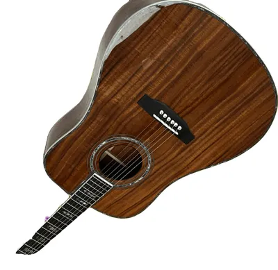 Imagen del producto de Guitarra, cuerpo de koa, diapasón de palisandro, color marrón