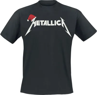 Produktbild von Metallica T-Shirt Herren Santa Hat Logo schwarz XXL