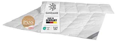 Produktbild von Daunendecke 200x220 cm 100 % Daunen Medium Ganzjahresdecke Daunen Bettdecke Steppdecke Daunen SPESSARTTRAUM RUBIN