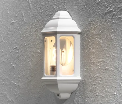 Produktbild von LED Außenwandleuchte, Laterne für draußen wetterfest, Terrassenbeleuchtung weiß