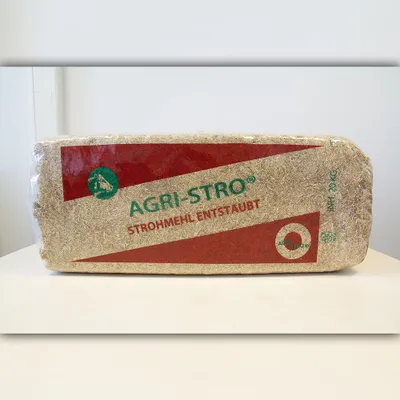 Produktbild von Agri-Stro Strohmehl 20 kg 1–2 cm – Staubarme Natureinstreu für Pferde, Geflügel, Kaninchen & Kleintiere
