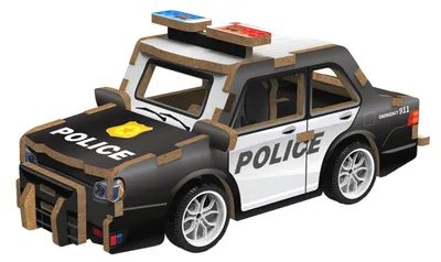 Produktbild von 2Kids Toys 3D-Holzpuzzle: Polizeiauto