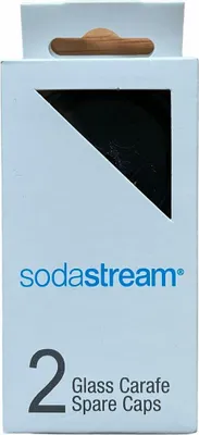 Produktbild von SodaStream Penguin-Glaskaraffen-Deckel, Karbonisierungskaraffe, Schwarz