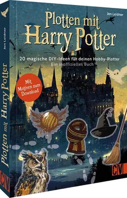 Obrázok produktu pre Harry Potter Plotterbuch im Hogwarts-Stil mit vielseitigen Projekten und verständlichen Anleitungen