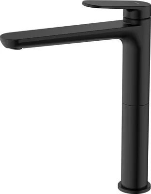 Produktbild von Avapax | Waschbeckenarmatur Stehend Hoch - Schwarz Matt - 279 Mm - Einhebel - Keramikkartusche 26 Mm