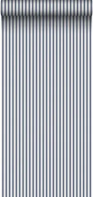 Zdjęcie produktu dla Sanders & Sanders Tapeta paski ciemnoniebieskimIszarym 53 cm x 10.05 m
