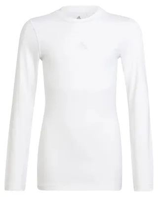 Image de Adidas - T-shirt de compression « Techfit » pour enfants à manches longues PP2050 (128) (blanc)