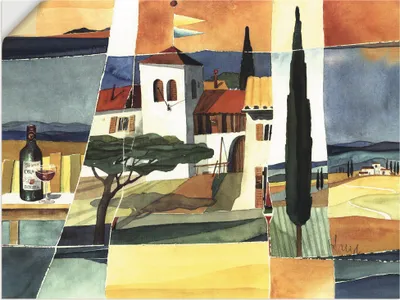 Produktbild von ARTland Wandbild, selbstklebend Italien Größe: 60x45 cm