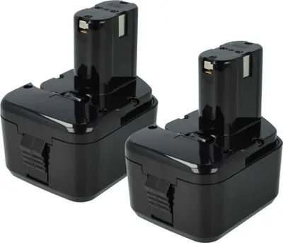 Produktbild von vhbw 2x Akku Ersatz für Hitachi EB1222HL, EB1220RS, EB1220HS, EB1233X, EB1230X, EB1230R, EB1230HL, EB1226HL für Werkzeug (3300 mAh, NiMH, 12 V)