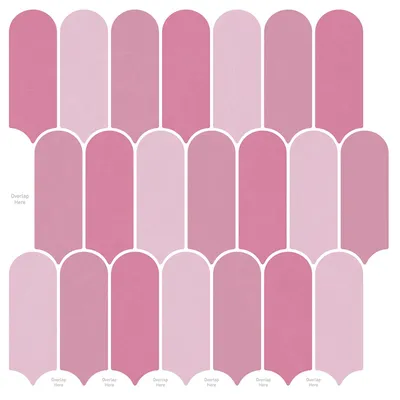 Produktbild von vidaXL Federfliese 50 pcs Rosa 30 x 30 cm Polyurethan und PET