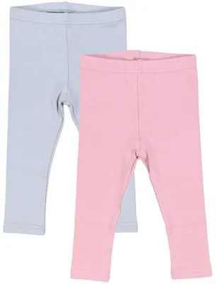 Zdjęcie produktu dla Długie legginsy dziewczęce TupTam 2-pack, kolor: szary / ciemnoróżowy, rozmiar: 98/104