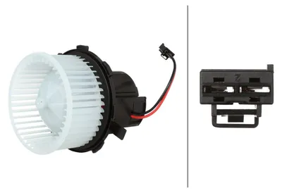 Image de Ventilateur d'habitacle 12 V 204 W 2 pôles HELLA adapté notamment pour AUDI A4