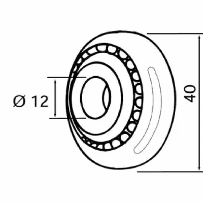 Produktbild von Rademacher Kugellagereinsatz 4024