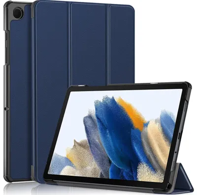 Produktbild von Mobigear Dreifach-Faltetui für Tablet, passend für Samsung Galaxy Tab A11 Plus, Klapphülle - Dunkelblau