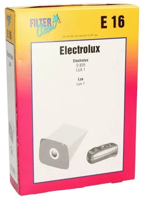 Immagine prodotto di Filter Clean E16 5 sacchi sacchetti aspirapolvere Electrolux D820 LUX1 Lux 1