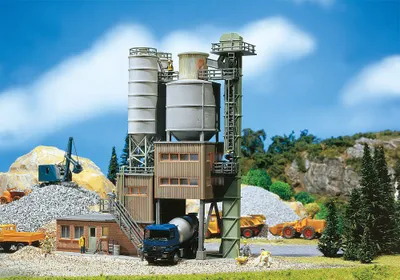 Produktbild von Faller H0 130474 Zementwerk mit Hochsilo Bausatz 1:87