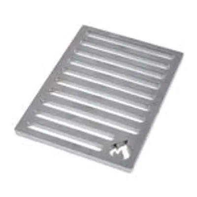 Obrázok produktu pre Rošt na kachle 15x21cm z pevnej ocele - odolnejší ako liatinové rošty - pre kachle a krby