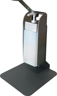 Produktbild von Desinfektionsspender 1 Liter Edelstahl Nachfüllbar Spender + Tischständer / No. 8