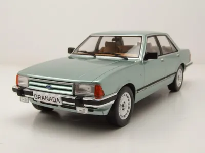 Produktbild von MCG 18535 Ford Granada MK II 2.8 Ghia 1982 hellgrün metallic 1:18