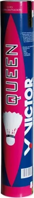 Produktbild von VICTOR Badmintonball Naturfederball QUEEN 78 schnell, 12er Dose.