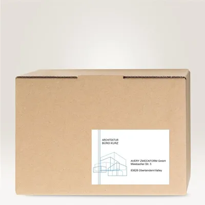Zdjęcie produktu dla Avery 3655-200, Biały, Papier, 200 ark., 210 mm, 148 mm, Pudełko