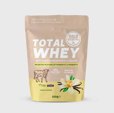 Immagine prodotto di Gold Nutrition  Total Whey 260 g, vaniglia