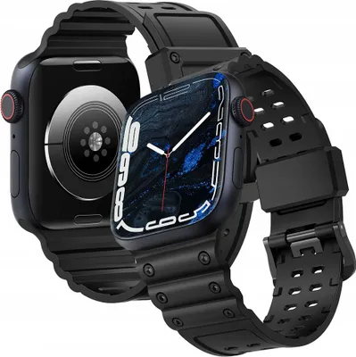 Produktbild von Strap Triple Protection für Apple Watch 38 / 40 / 41 mm Armband - schwarz