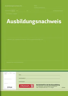 Produktbild von 10X BRUNNEN 1042577 Heft A4 Ausbildungsnachweis