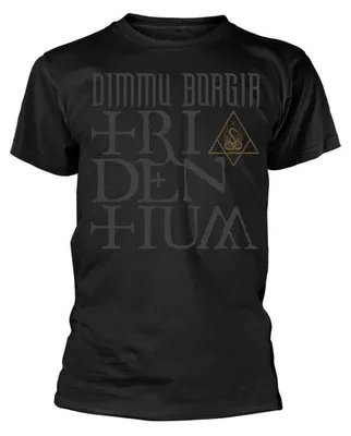 Produktbild von Dimmu Borgir T-Shirt Herren Tridentium Black Print schwarz XL