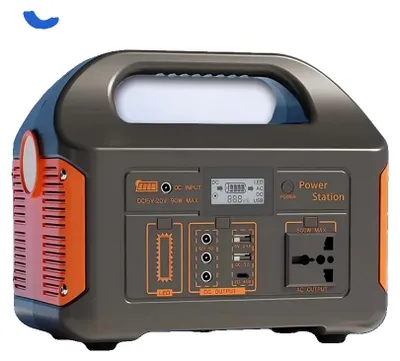 Immagine prodotto di Centralina portatile, potenza di uscita 500W, compatibile con la ricarica solare, con presa europea da 500W