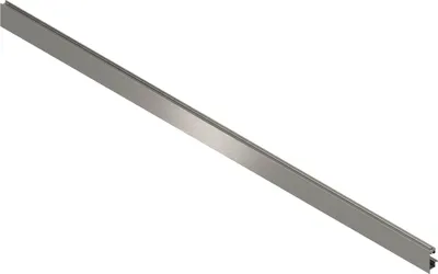 Produktbild von BLUM LEGRABOX Vorderstück mit Nut, Länge 1043 mm, Aluminium Edelstahl-Effekt