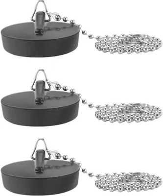 Image de Bouchon pour lavabo - Lot de 3 - 40 cm
