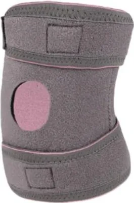 Immagine prodotto di INF Ginocchiera con Supporto a Compressione Doppia per Sport e Fitness Rosa+grigio