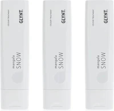 Produktbild von Glynt Mangala Snow 3 x 200 ml Colour treatment Farbkur Set