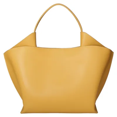 Image de Sac à main en cuir recyclé, fermeture magnétique, dimensions : 42 x 25 cm