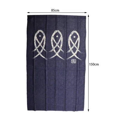 Obrázek produktu pro Dveřní opona, dveřní opona, pokojová opona, záclony Divider Blind, rybí tištěná dveřní opona