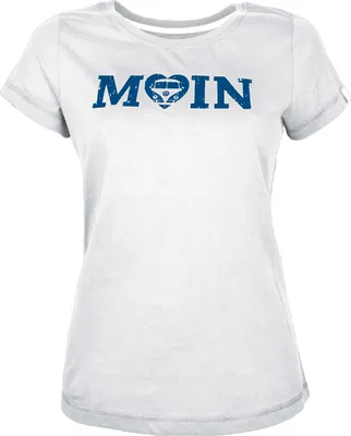 Produktbild von Damen T-Shirt VW Bulli »MOIN« Weiß Blau