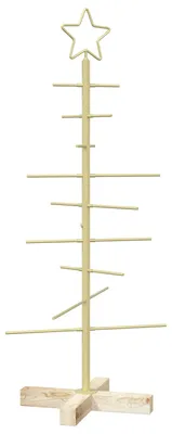 Obrázok produktu pre vidaXL Kovový vianočný stromček s podstavcom KUOPIO, 90 cm, oceľ, zlatá farba