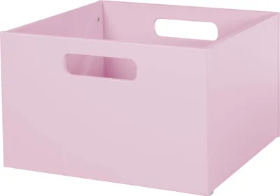 Produktbild von roba Aufbewahrungsbox für Kinderzimmer, Stauraum für Spielzeug, Deko, Farbe: pink