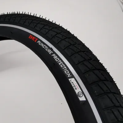Produktbild von DSI 2x 20 Zoll SRI-45A Reifen | 20x1.95 | 50-406 | + AV-Schlauch Pannenschutz Reflexstreifen Kinder Fahrrad Mantel Decke Autoventil Schläuche