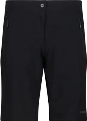 Produktbild von CMP Damen Outdoor Bermuda, 4-Wege-Stretch, Dry Function, UV-Schutz, Schwarz, Größe 44, 50 cm Länge