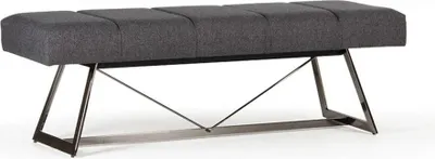 Produktbild von Designer Bank Polsterbank Modern Hocker Sitzmöbel Sitzbänke Stoff Neu Möbel